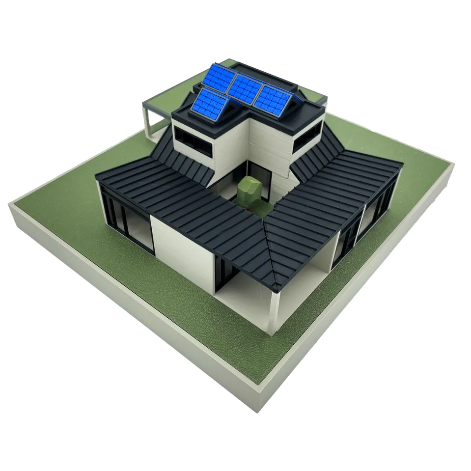 Erhalte einen detailgetreuen Eindruck deines Bauvorhabens oder zu vermarktenden Hauses im Maßstab 1:50 bis 1:75