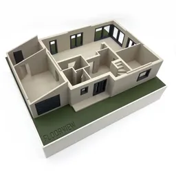 Architekturmodell Einfamilienhaus Bild 4 Architekturmodell Einfamilienhaus Bild 4